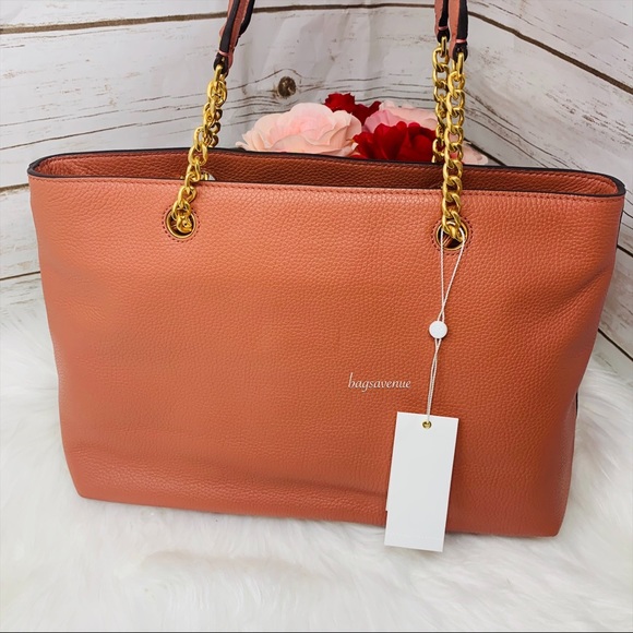 Tory Burch Britten satchel Tramonto large tote 498 - Picture 7 of 10